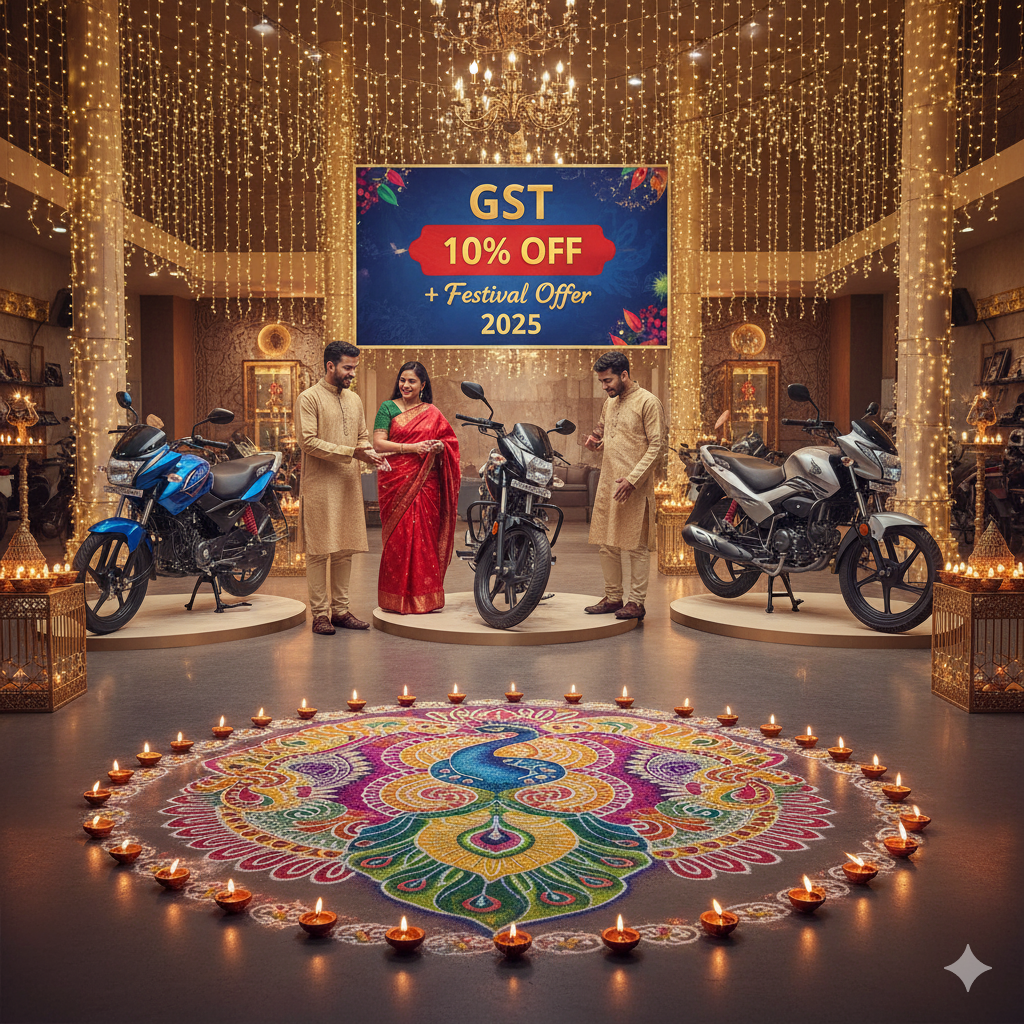 GST 10% Cut Bike Price 2025