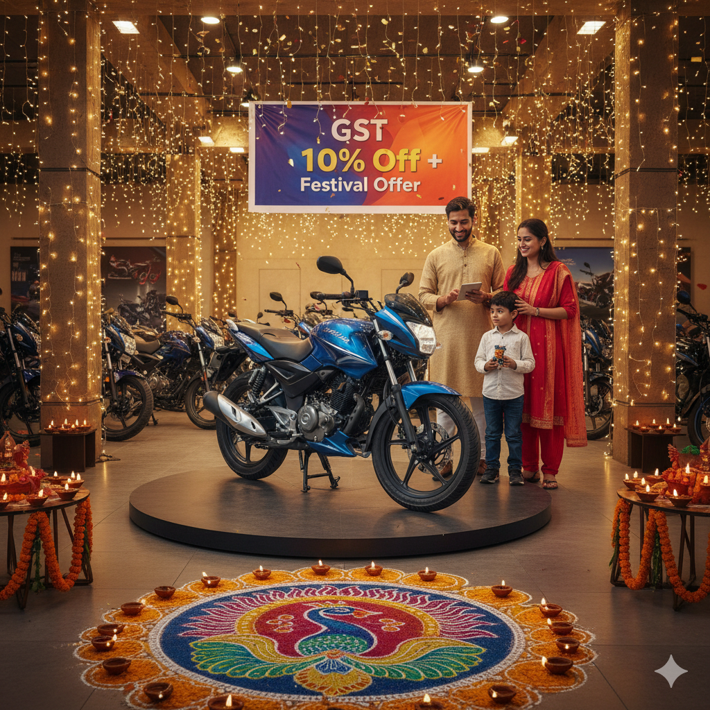 Diwali/Dhanteras festival bike