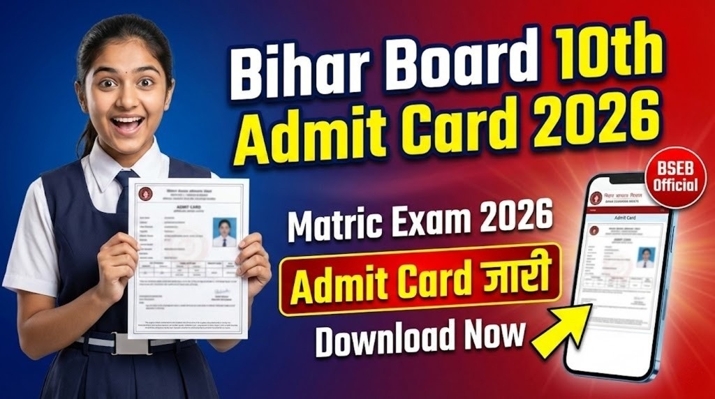 BSEB Matric Admit Card 2026