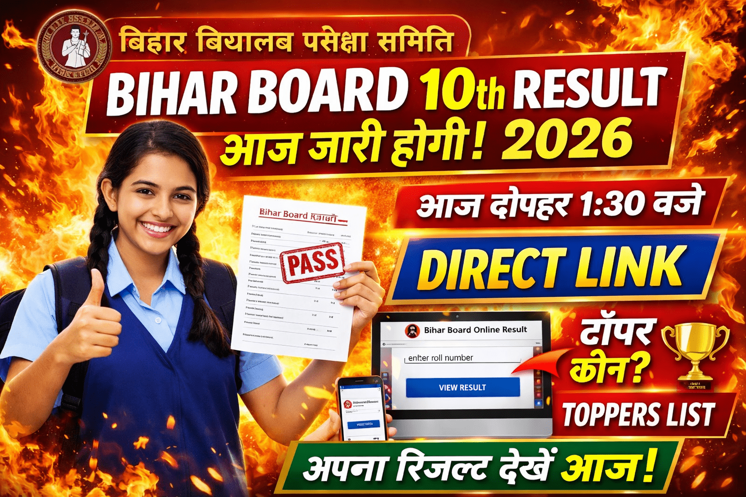 BSEB Matric Result 2026